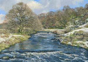 Artist: Alistair Butt, RSMA; Painting: Full River, Garsdale, North Yorkshire