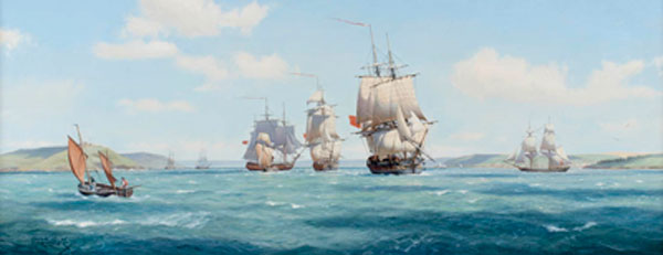 Artist: Derek Gardner; Painting Western Squadron