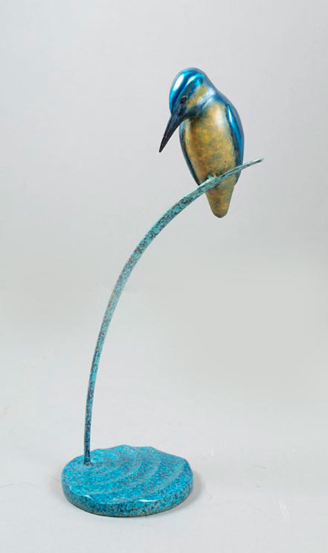 Ian Edwards sculpture: Kingfisher