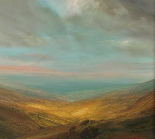 Artist: James Naughton; Painting: Fleeting Connections
