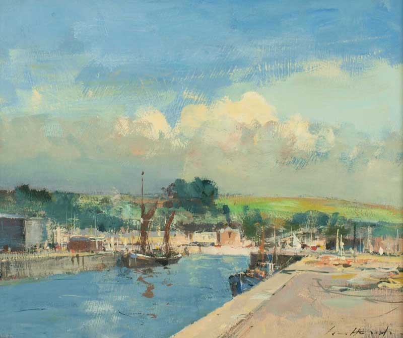 Ian Houston, Sailing barge at Padstow